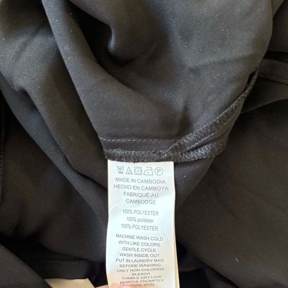 NWTMichael Kors Black Midi Dress with Belt - Picture 7 of 7